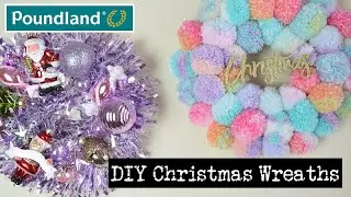Cheap Christmas Wreath DIYs | Easy Christmas Wreath DIYs | Poundland Christmas Ideas