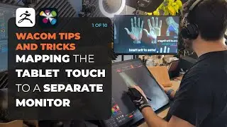 Wacom Tips and Tricks: Mapping the table touch to a separate monitor