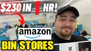 How I Make $230 in 1 hour at Amazon Bin Stores || Amazon FBA Seller!