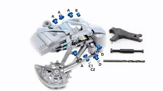 Sram AXS Derailleur Parallellogram Bushing Replacement