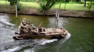 Mapledurham  at War 2018 - Amphibious Jeeps
