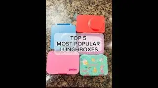 HERE ARE THE *TOP 5 MOST POPULAR* KIDS LUNCHBOXES!  #shorts #lunchbox #backtoschool2024