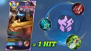 ROGER GOD MODE IN THIS NEW META BUILD AND EMBLEM 2025 (MUST TRY) | MLBB
