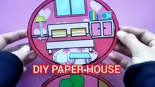 DIY paper house TOCA BOCA tutorial