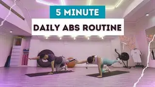 5 MINUTE DAILY ABS WORKOUT (At Home, No Equipment)