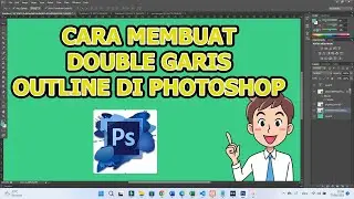 Cara Mudah Membuat Double Garis Outline di Photoshop
