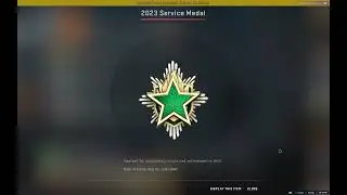 Getting 2023 Tier 2 Service Medal in CS:GO. (feat neverlose)