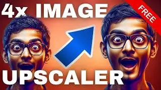100% FREE AI Image Upscaler: 2 Tools That Work OFFLINE & Online