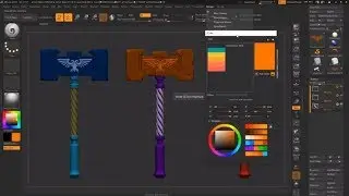 ZColor Plugin - Create your own color palettes in Zbrush 2019