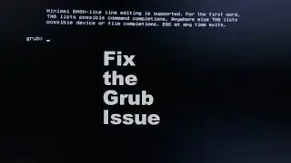 How to repair grub mode in linux ||Troubleshooting||