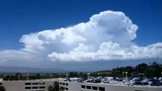 LA High Desert Storm cloud time-lapse - 7-30-15