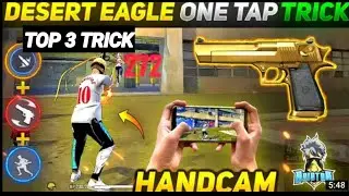 DESERT EAGAL || ONE TAP TRICK || LIKE RAISTAR AND ROUK FF || #rahilgamertich