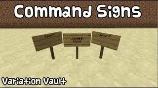 Minecraft Bukkit Plugin - Command Signs - Make Any block run commands!