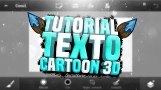 Como fazer um texto cartoon 3D épico no android [PixelLab/PS touch]