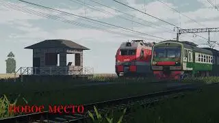Working as a railway crossing guard in Minecraft
