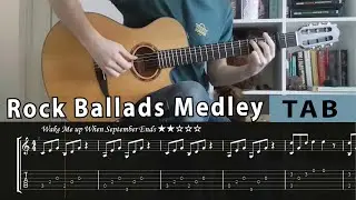 Wake Me Up When September Ends・Take On Me (last of us)・Numb - guitar TAB