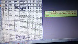 Different Views of MS Excel