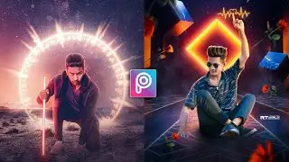 Glowing Effect 2021 | PicsArt Tutorial | Viral PicsArt Glowing Concept Art | RTWORLD