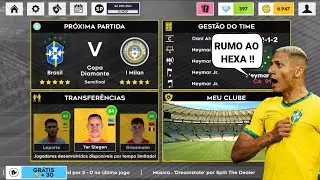 DLS 22 | Modo Carreira Seleção Brasileira #33 ( Semi Final da Copa )