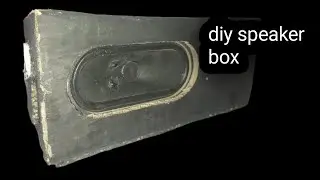 4 inch old tv speaker diy ported enclosure