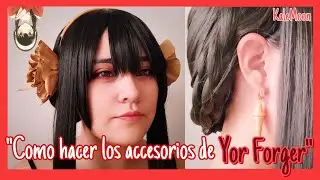 Cómo hacer los accesorios de Yor Forger ( Spy x family ) - manualidades anime