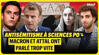 ANTISÉMITISME À SCIENCES PO : MACRON ET ATTAL ONT PARLÉ TROP VITE