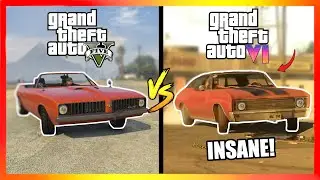 GTA 6 vs. GTA 5 | Ultimate GRAPHICS Comparison 🔥