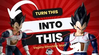 Get Rid of Those Broad Shoulders on your SH FIGUARTS OLDER STYLE BATTLE CLOTHES VEGETA MOD