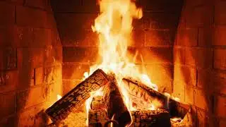 The Best Burning Fireplace 4K with Crackling Fire Sounds NO MUSIC Close Up Fireplace