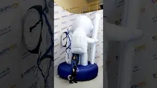 Космонавт на День Космонавтики. Космические декорации для праздника #shorts  #денькосмонавтики