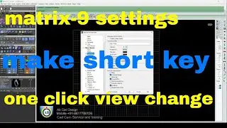 Matrix 9 all settings for jewellery cad designer. #bangla  (বাংলা) #rhino #matrix