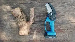 🌳 ¡Una MINI MOTOSIERRA INALÁMBRICA! 🔋