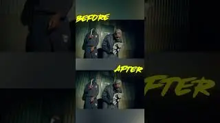 Before and after using my new Ken carson grunge pack #edit #vfxeditor #rap