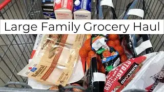 Costco & Walmart Grocery Haul | Family of 7