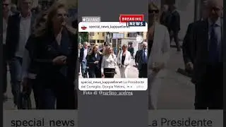 La Presidente del Consiglio, Giorgia Meloni,  in visita a Caivano (Napoli)