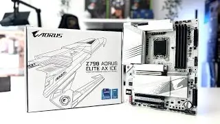 The Most Affordable and Feature-Packed All-White Motherboard - Gigabyte Z790 AORUS Elite AX ICE