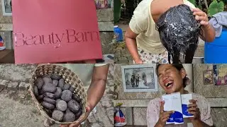 washing my hair like Mom used to🤎Childhood memories|Entada phaseoloides|Unbox beautybarn skincare 😍