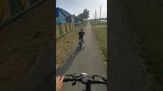Катаемся с сыном на великах