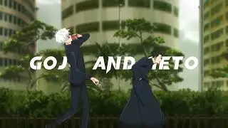 Gojo and Geto goofy walk-Jujutsu kaisen Sesson 2