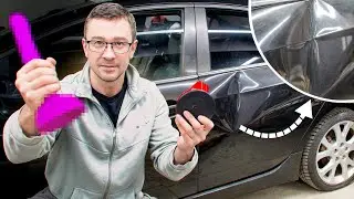 PDR paintless dent removal with hand tools. Free, in 5 minutes.