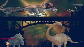 Stampede Dinosaur On The Bridge