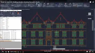 Undet for AutoCAD | Building elevation drawing from point clouds