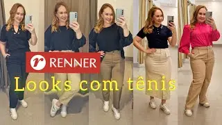 Looks no Provador  Renner  looks com tênis .