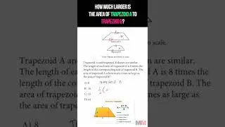 Area of a Trapezoid SAT Geometry Question