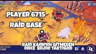 PLAYER6715 RAİD BASE LAST DAY ON EARTH SURVİVAL TÜRKÇE