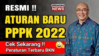🔴Baru Saja Di umumkan,  Aturan Baru PPPK 2022, Cek Sekarang !! RESMI BKN !!