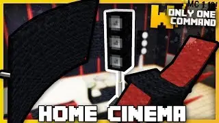 Minecraft - HOME CINEMA GEAR With Only Two Command Blocks!