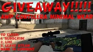 CS GO: Giveaway Info # AWP Corticera# Sub,Like,Comment (ENDED)