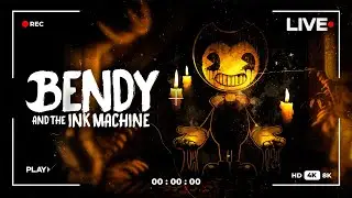 LIVE🔴| BENDY AND THE INK MACHINE! DESENHO ANIMADO DE TERROR | PARTE #FINAL