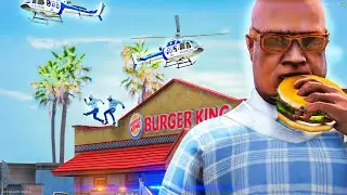 Der Burgerladen wird AUSGERAUBT für 2 Cheeseburger😂 | GTA RolePlay